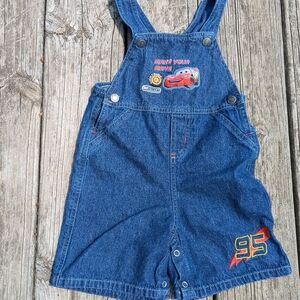 Vintage Lightning McQueen Overalls